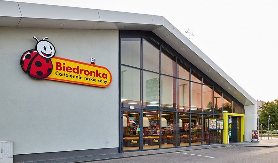Biedronka in Mielno am Meer in Mielno — touristische Attraktion an der Ostsee